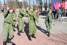 Праздник «Спецназ России»,  прошел под девизом: «Воин России - нет звания выше для нас!»