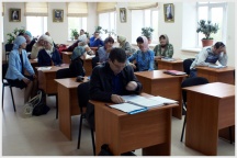 Экзамены на богословских курсах ( 13 мая 2009 года )