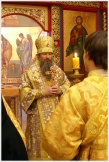 Богослужение в Хабаровской семинарии в день памяти святого праведного Иоанна Кронштадского ( 2 января 2009 года )