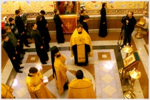 Благодарственный молебен по случаю избрания Предстоятелем Церкви митрополита Кирилла ( 28 января 2008 года )
