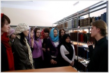Экскурсия студентов ДВГГУ в Хабаровской семинарии ( 12 марта 2009 года )