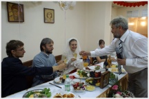 Венчание преподавателей Хабаровской семинарии, Мельниковых Александра и Веры (6 сентября 2009 года)