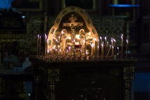 Божественная литургия во Вселенскую родительскую субботу в Спасо-Преображенском кафедральном соборе 18 февраля 2017 г.