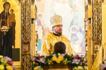 Божественная литургия в престольный праздник в храме святителя Иннокентия Иркутского 22 февраля 2017 г.