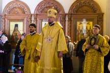 Божественная литургия в Спасо-Преображенском кафедральном соборе 26 февраля 2017 г.