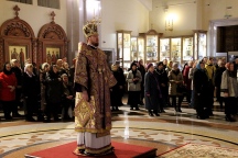 Божественная литургия в Спасо-Преображенском кафедральном соборе 26 марта 2017 г.