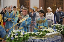 Чин погребения Божией Матери в Спасо-Преображенском кафедральном соборе 29 августа 2017 г