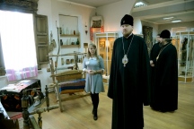 Митрополит Владимир посетил краеведческий музей Николаевского района 26 октября 2017 г.