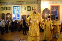 Божественная литургия в Христорождественском соборе Хабаровска 09 декабря 2017 г.