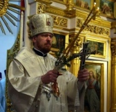 Митрополит Владимир совершил чин отпевания протоиерея Иоанна Глазунова в городе Шацке Рязанской области 09 января 2018 г.