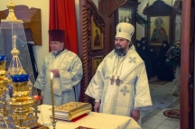 Божественная литургия в Петропавловском женском монастыре 10 января 2018 г.
