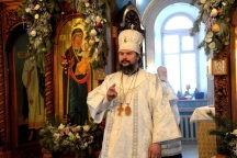 Божественная литургия в храме святого благоверного князя Александра Невского 11 января 2018 г.