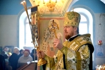 Божественная литургия в храме святого благоверного князя Даниила Московского 17 марта 2018 г.