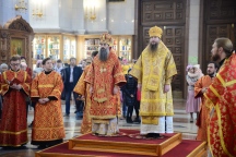 Божественная литургия в Спасо-Преображенском кафедральном соборе 06 мая 2018г.