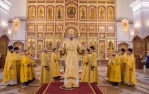 Божественная литургия в Спасо-Преображенском кафедральном соборе 24 июня 2018 г.