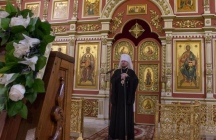 Митрополит Владимир возглавил всенощное бдение в канун праздника Рождества Пресвятой Богородицы  20 сентября 2018 г