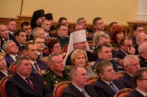 Митрополит Хабаровский и Приамурский Владимир посетил церемонию инаугурации губернатора Хабаровского края  28 сентября 2018 года