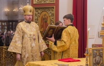 Божественная литургия в Спасо-Преображенском кафедральном соборе 21 октября 2018г.