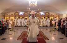 Божественная литургия в храме святого преподобного Серафима Саровского 15 января 2019 г.
