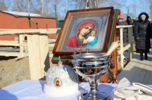 Закладка храма в честь Казанской иконы Божией Матери 16 января 2023 г.