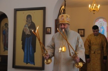 Митрополит Артемий совершил освящение храма святителя Николая Чудотворца поселка Тополево 17 декабря 2023 года
