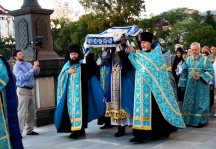 Всенощное бдение с чином Погребения Пресвятой Богородицы в Спасо-Преображенском кафедральном соборе 27 августа 2024 г.