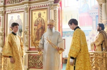 Божественная литургия в Спасо-Преображенском кафедральном соборе 17 августа 2025 г.