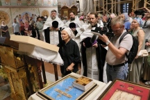 В Хабаровске с молитвой встретили святыни Всероссийского крестного хода «Россия под Покровом» 21 августа 2026 г.